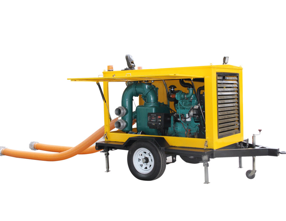 Energy Saving Double Suction Diesel Type Mobile Pump Truck