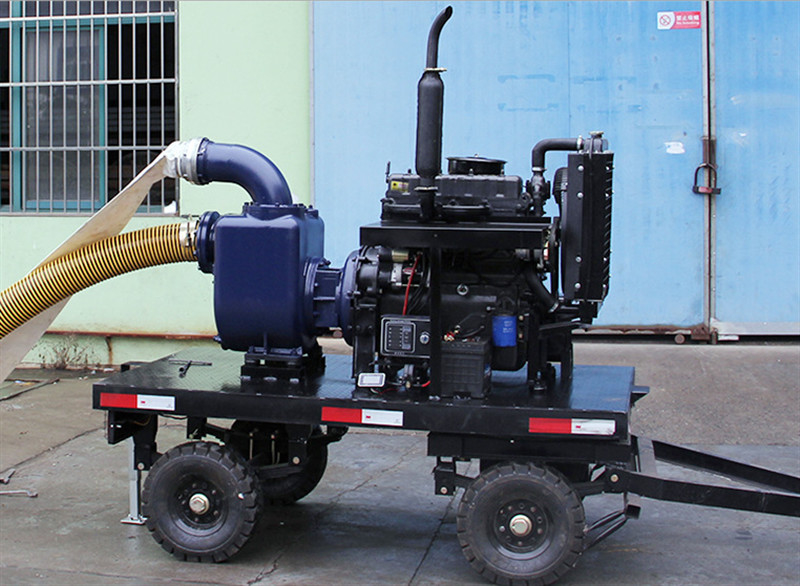 Energy Saving Double Suction Diesel Type Mobile Pump Truck