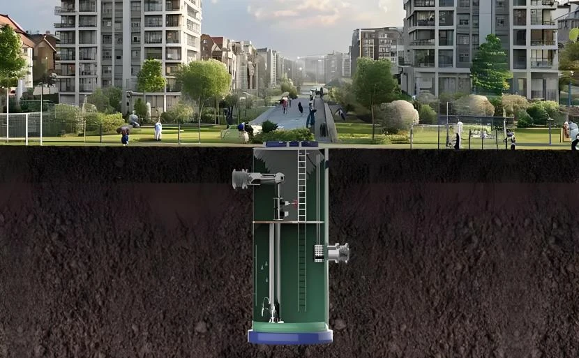 Residential Areas Sewage Drainage