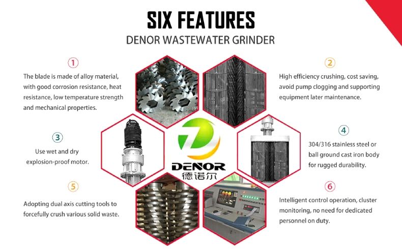 Single Drum Sewage Grinder