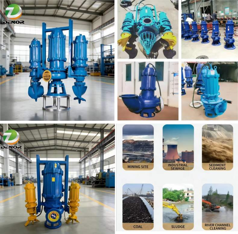 Submersible Slurry Pump With Agitator