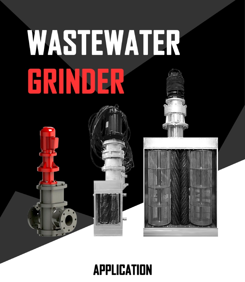 Double Drum Sewage Grinder