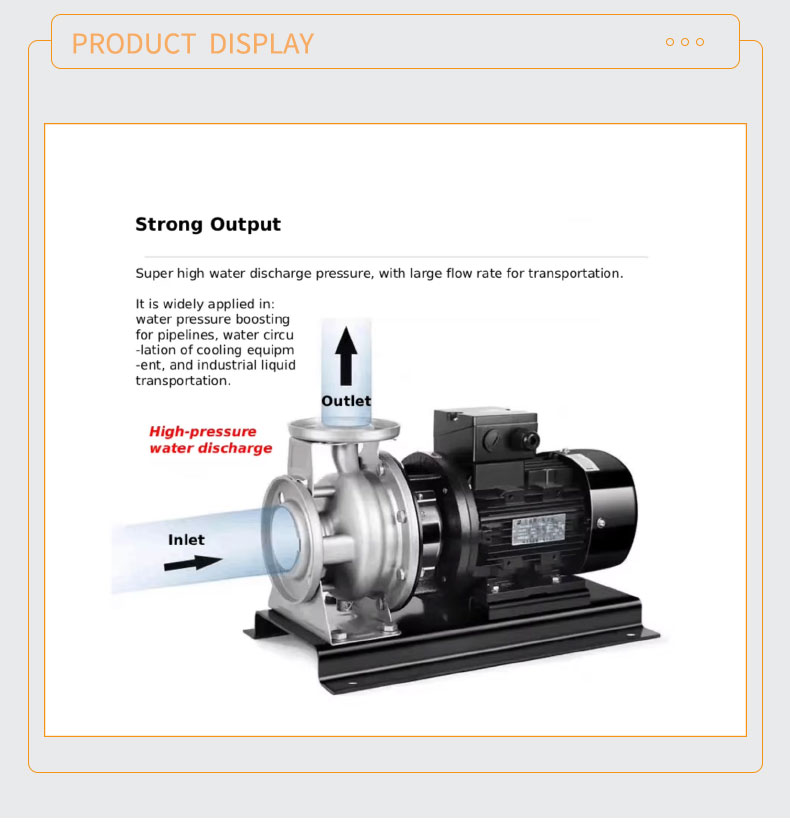 End Suction Centrifugal pump