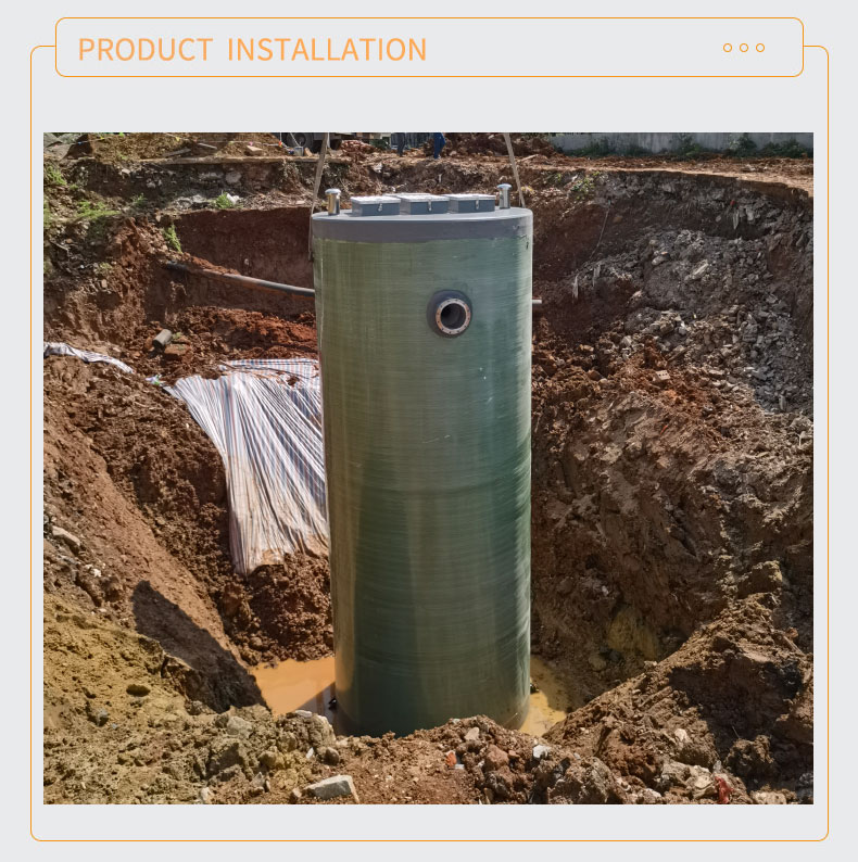 GRP Industrial Wastewater Pumping Station