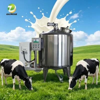 Milk refrigeration tank